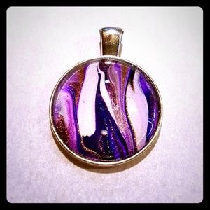 Handpainted Necklace Pendant